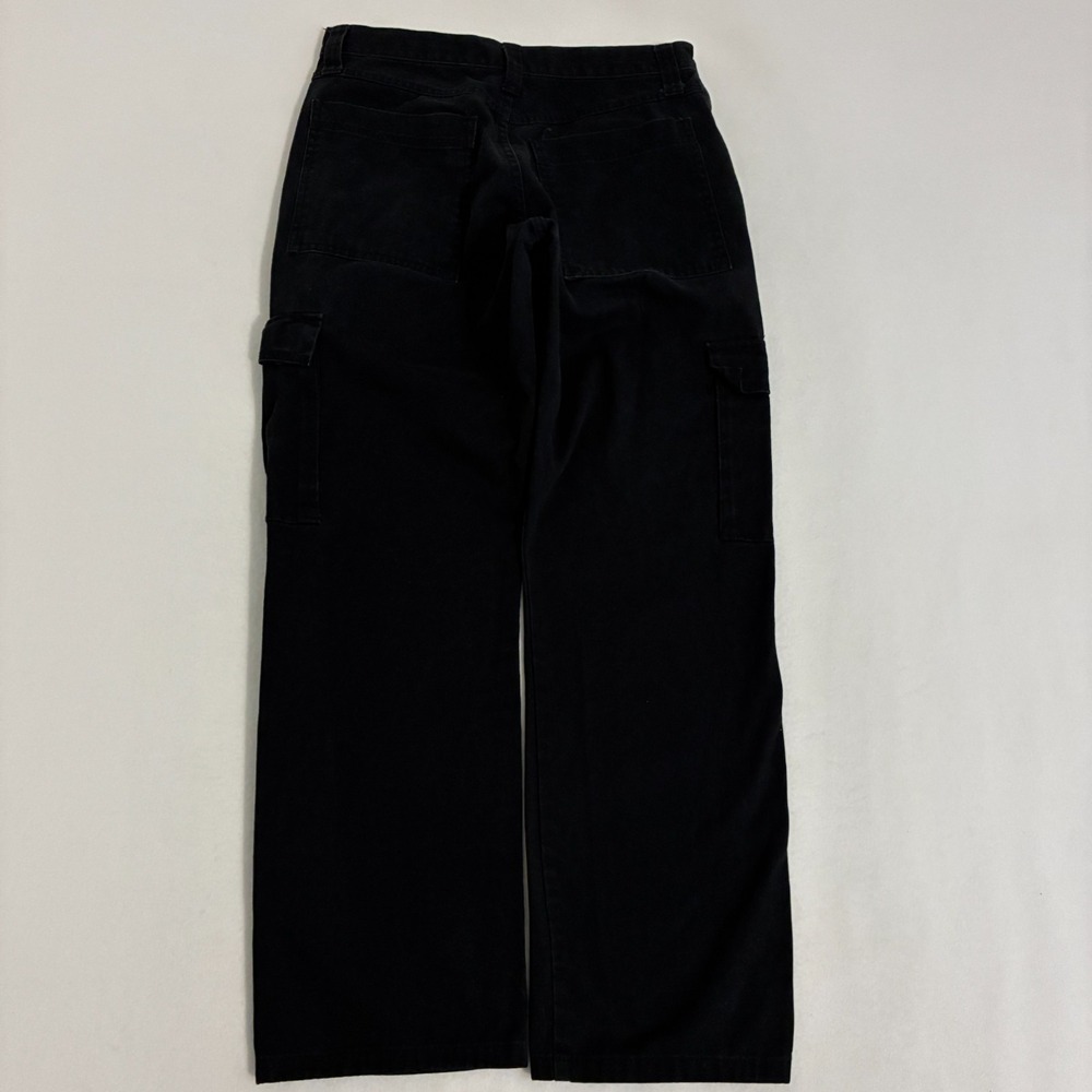 Wrangler Cargo Pants Men's 30x30 Black Baggy Skater Workwear Utility Street